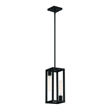 Designers Fountain Urban Oasis 60 Watt 2 Light Matte Black Pendant D224M-6P-MB